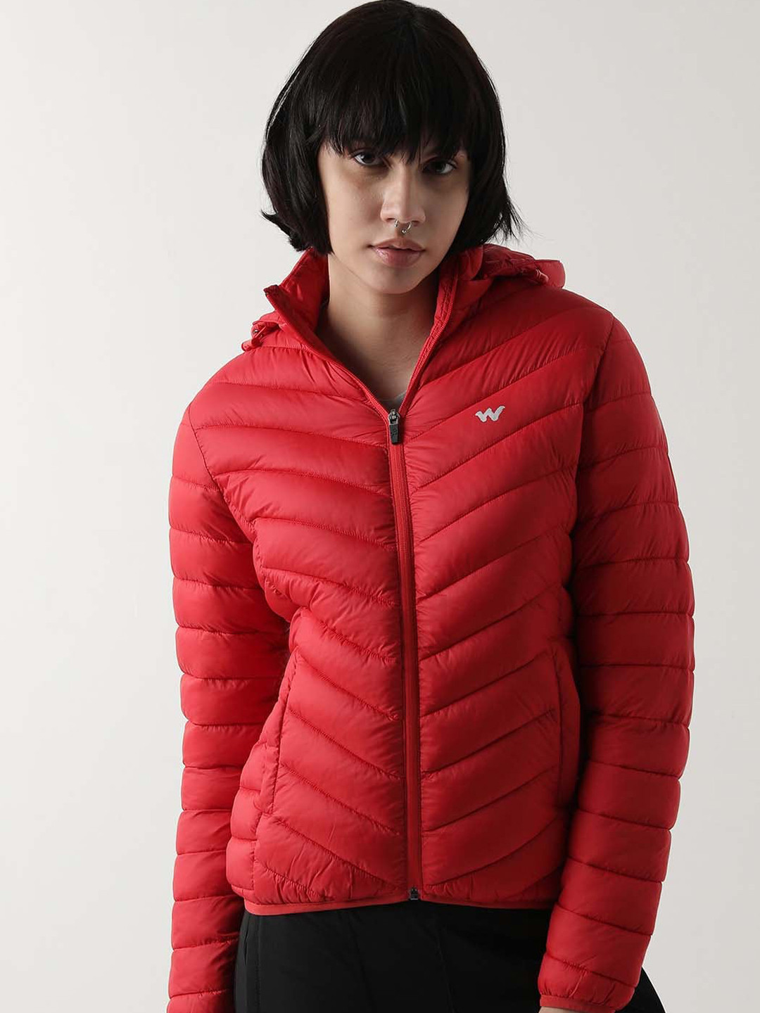 

Wildcraft Hooded Anti Odour Insulator Puffer Jacket, Red