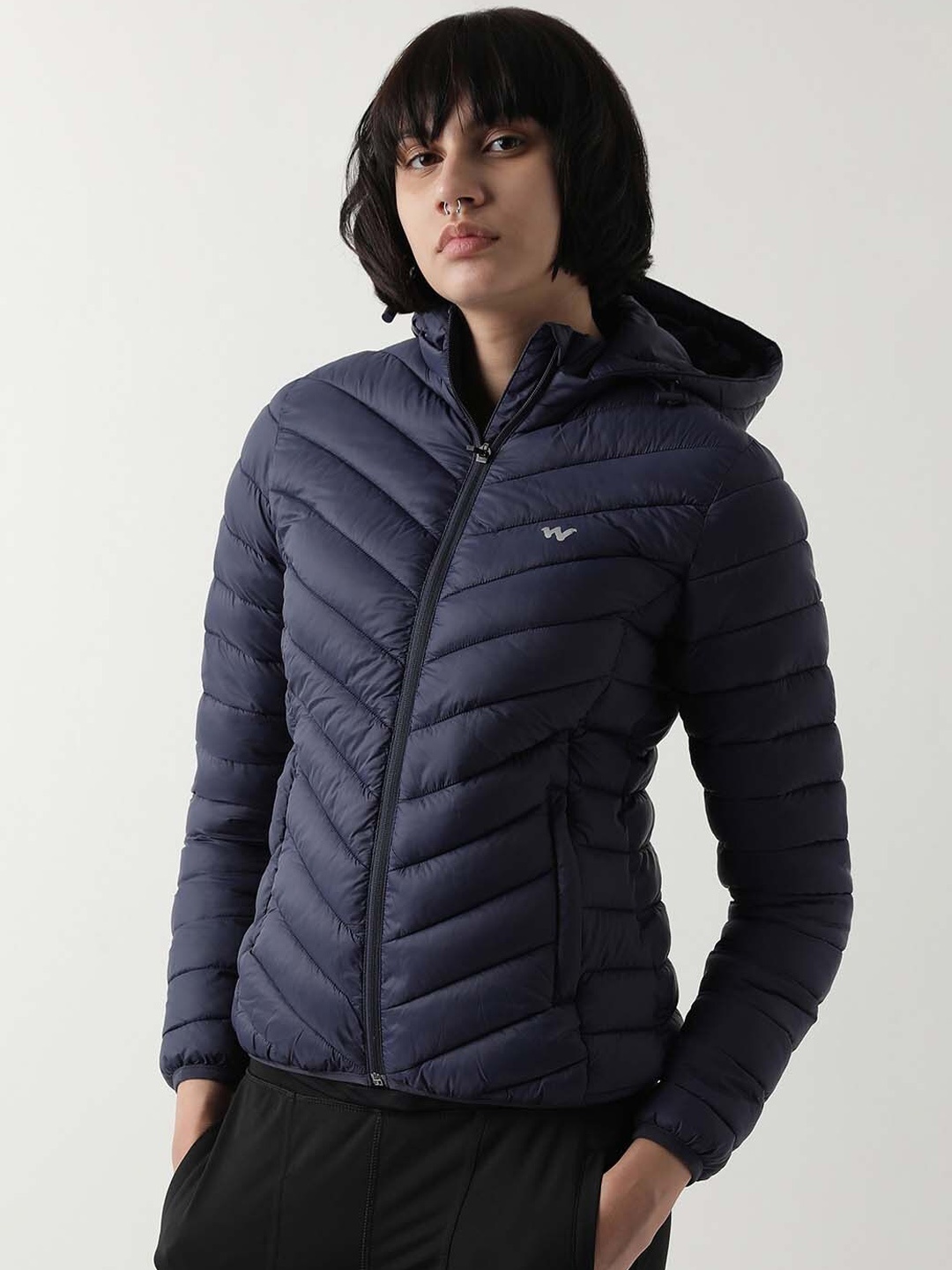 

Wildcraft Insulator Anti Odour Puffer Jacket, Navy blue