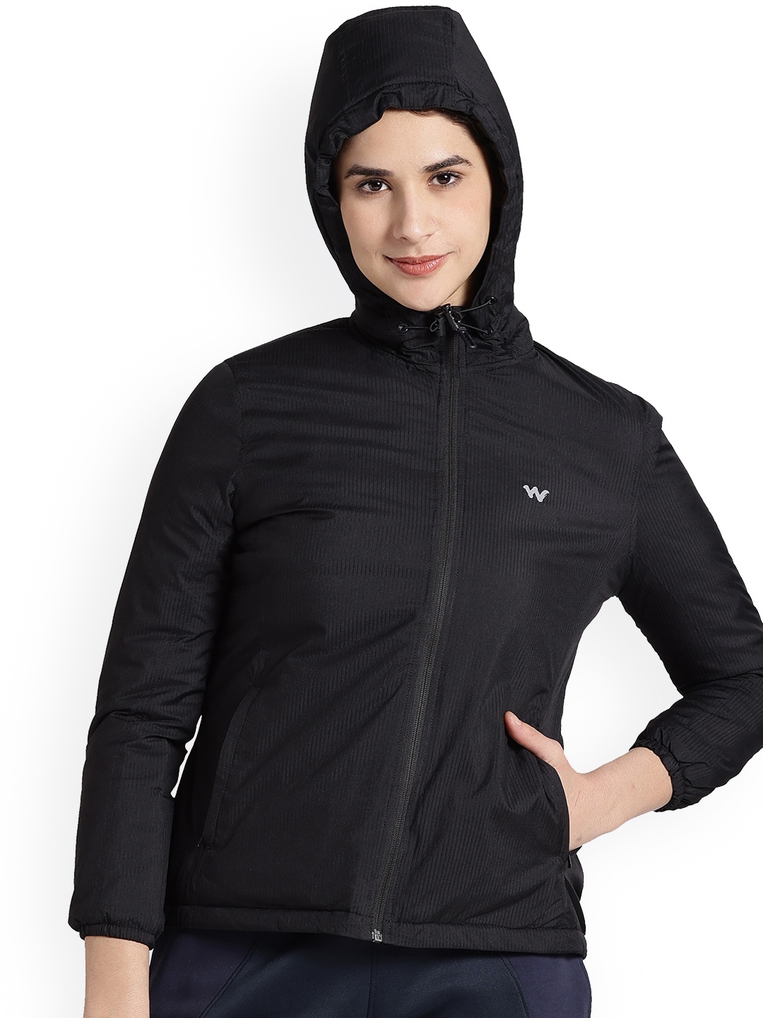 

Wildcraft Hooded Insulator Anti Odour Bomber Jacket, Beige