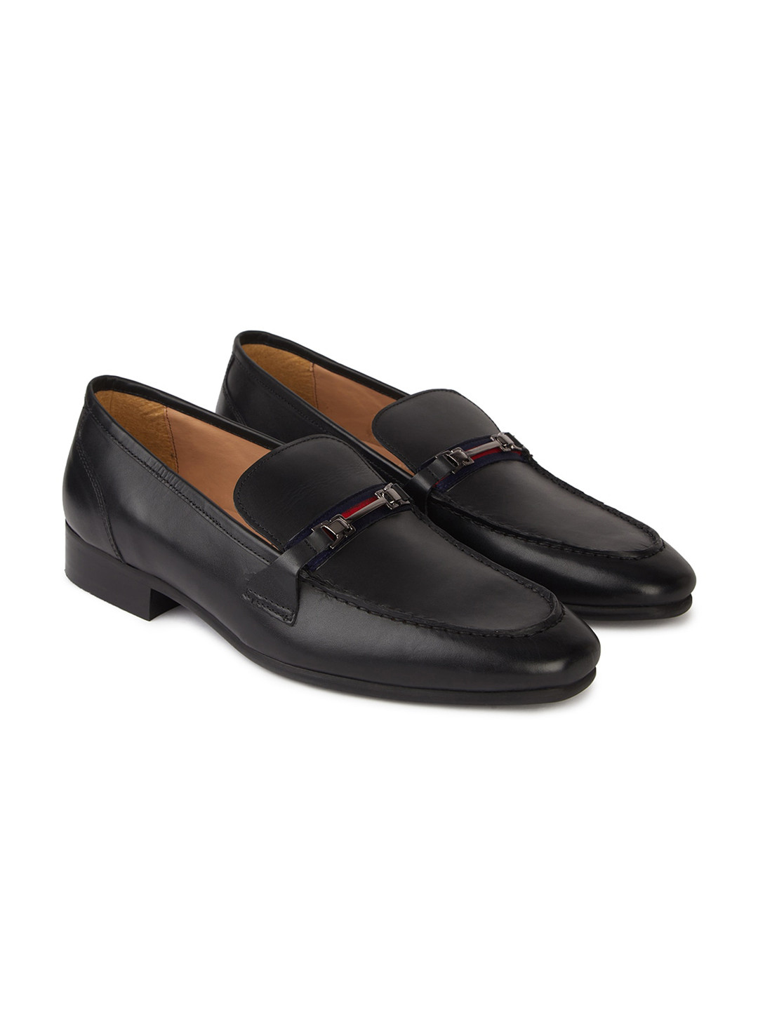 

HATS OFF ACCESSORIES Men Leather Formal Loafers, Black