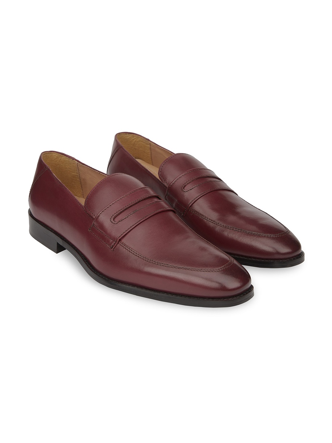 

HATS OFF ACCESSORIES Leather Formal Slip On Shoes, Burgundy