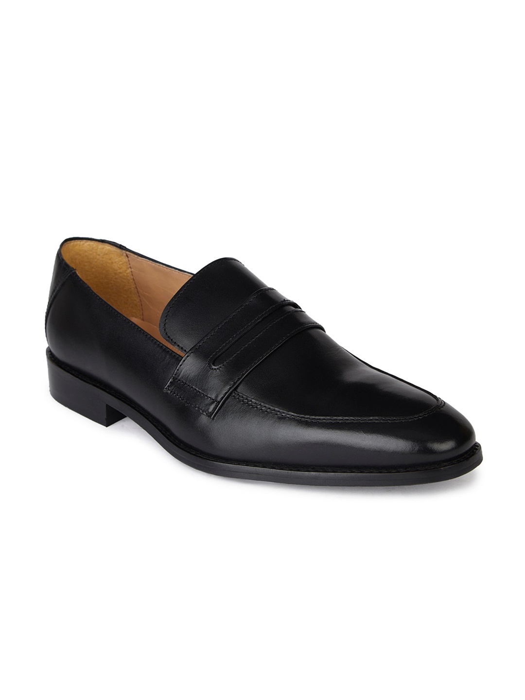 

HATS OFF ACCESSORIES Men Leather Formal Loafers, Black