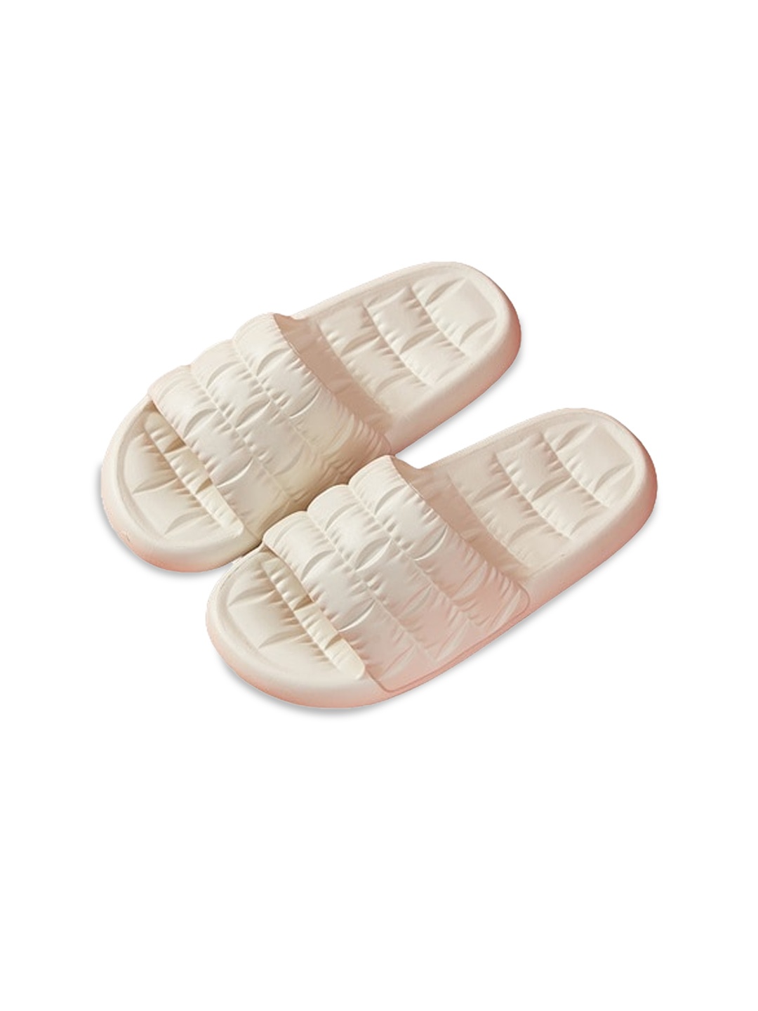 

Alexvyan Women White Eva Slipper Non-Skid Croslite Room Sliders