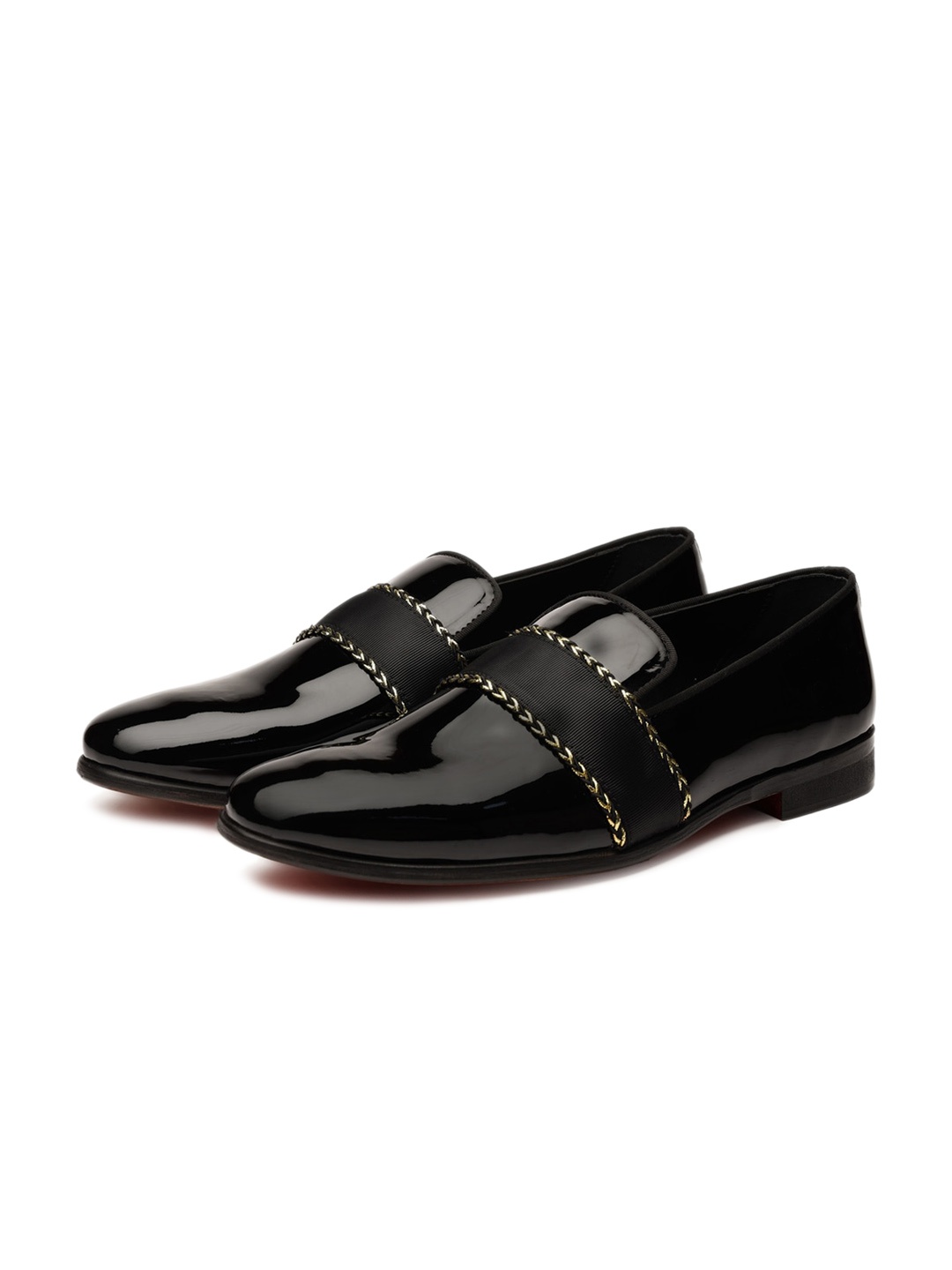 

SHUTIQ Men Comfort Insole Loafers, Black