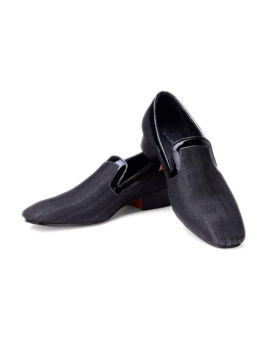 

SHUTIQ Casual Slip On Shoes, Black