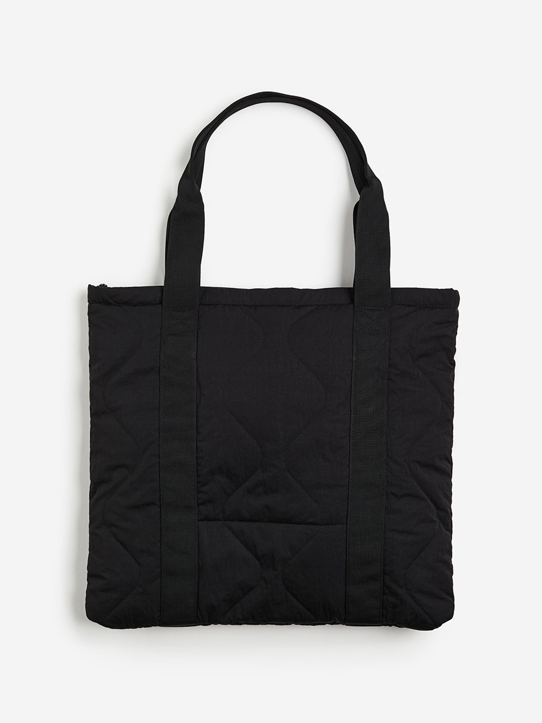

H&M Men Quilted Shopper, Black