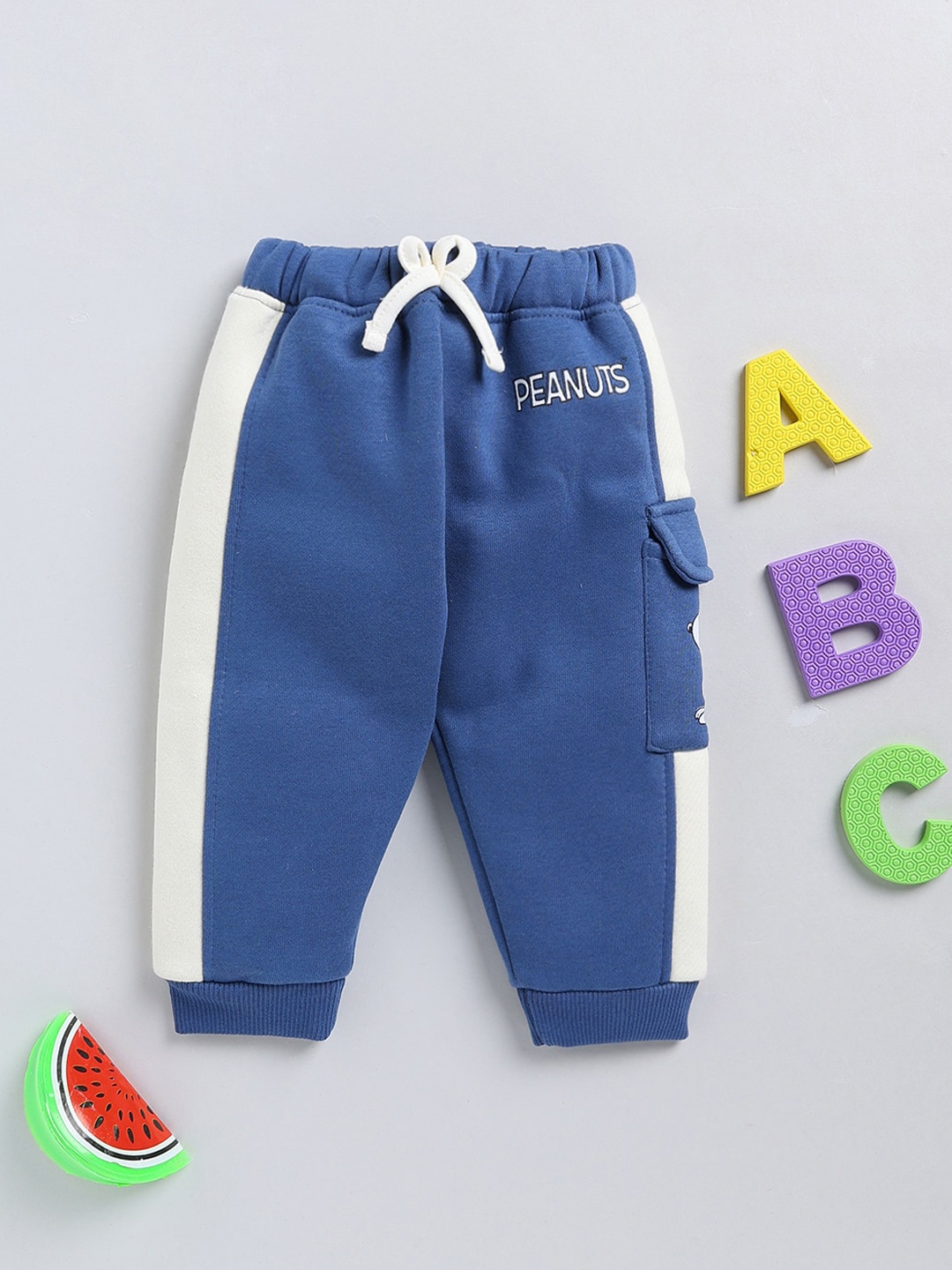 

Moms Love Infant Boys Snoopy Printed Fleece Jogger, Blue