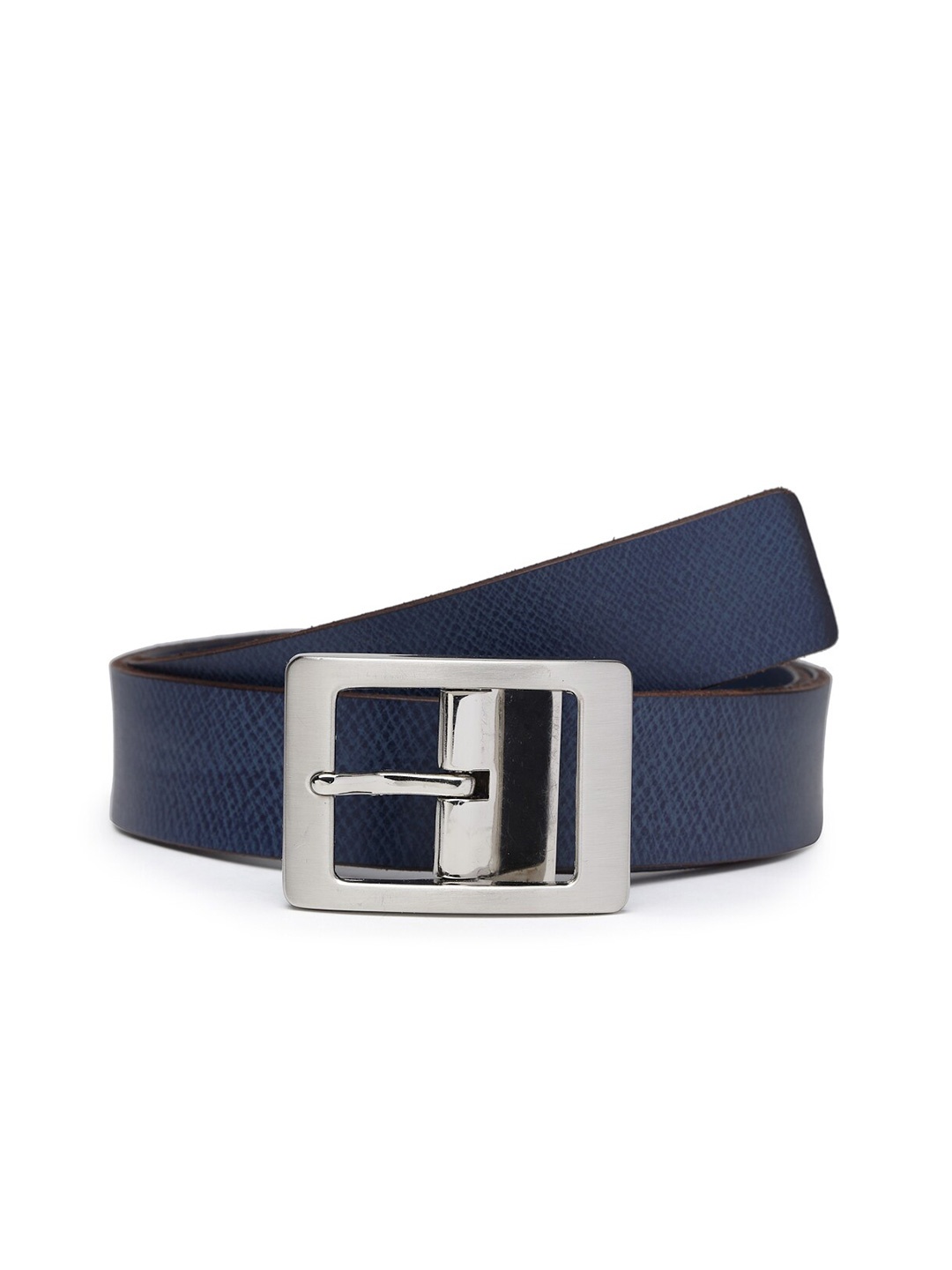 

AQUATAN Men Leather Formal Belt, Navy blue