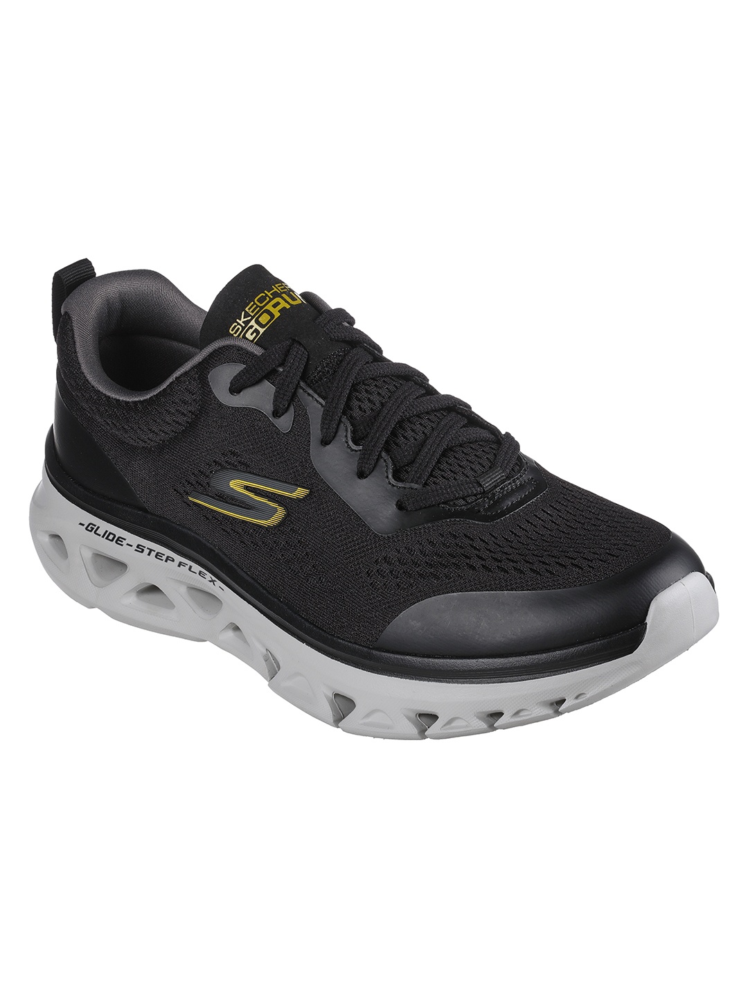 

Skechers Men Go Run Glide Step Running Shoes, Black