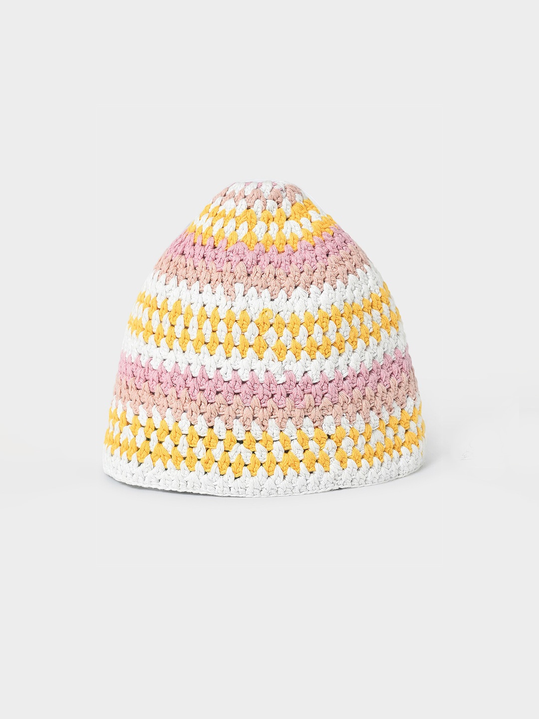 

MiArcus Kids Colourblocked Beanie, White