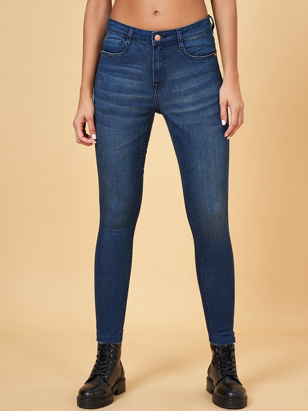 

SF JEANS by Pantaloons Women Skinny Fit Light Fade Jeans, Blue