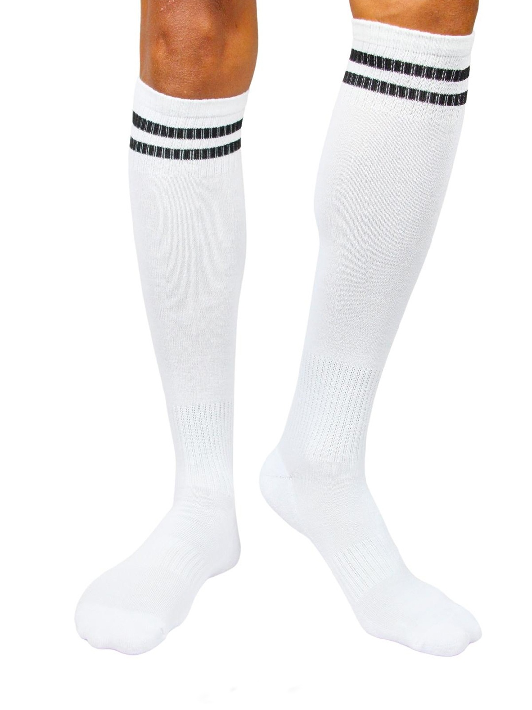 

BAESD Knee-Length Soccer Socks, White