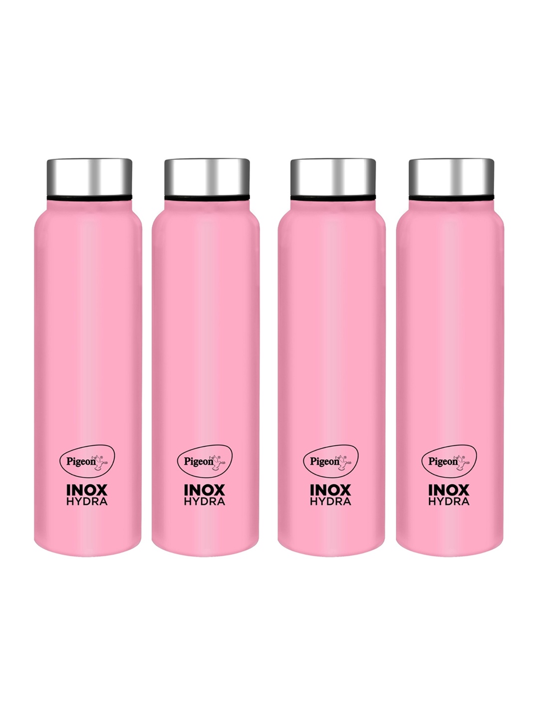 

Pigeon Hydra Plus Pink 4 Pieces Stainless Steel Water Bottles - 900 ML Each