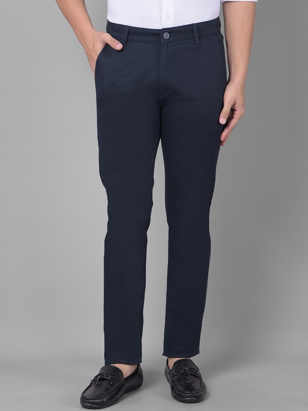 

Crimsoune Club Men Original Slim Fit Trousers, Blue