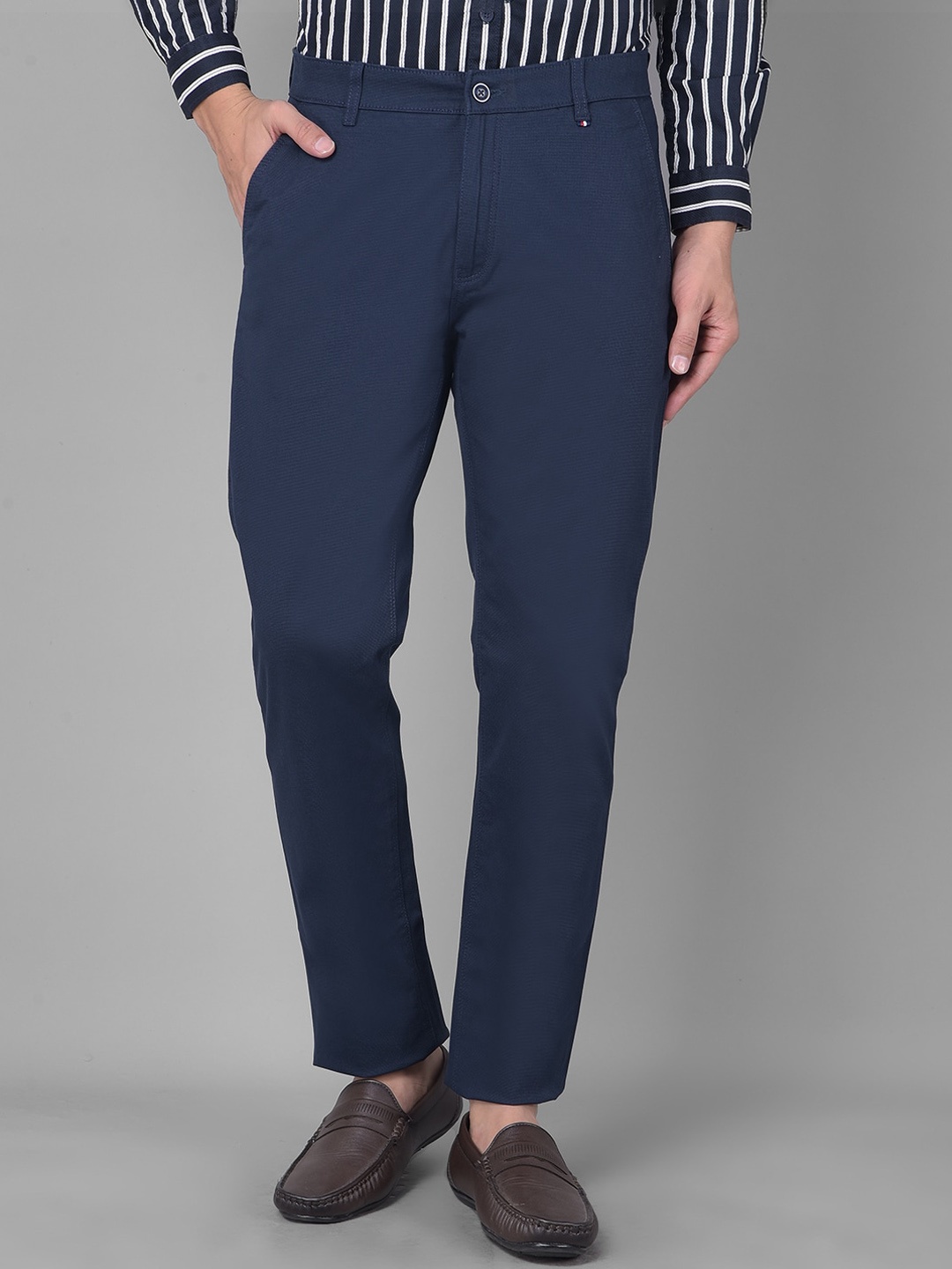 

Crimsoune Club Men Original Slim Fit Trousers, Blue
