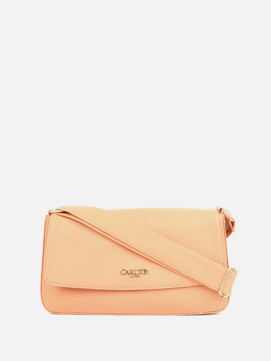 

Carlton London Structured Sling Bag, Orange