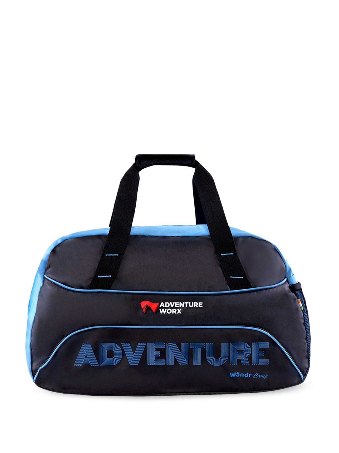 

ADVENTURE WORX Unisex Typography Printed Large Duffel Bag, Blue