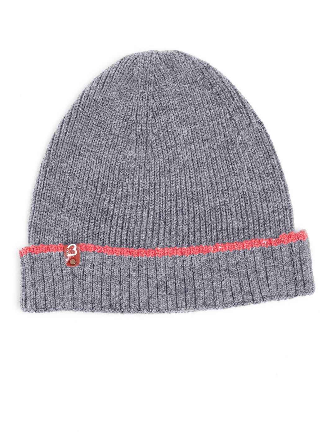 

Bharatasya Women Self Design Acrylic Beanie, Grey