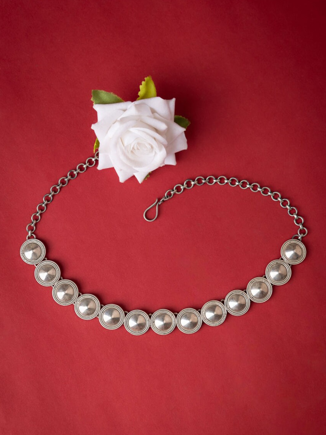 

Shyle 925 Sterling Silver Oxidised Necklace