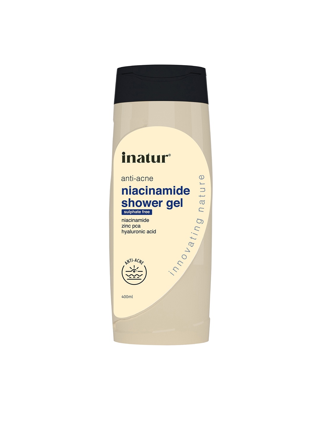 

Inatur Anti-Acne Niacinamide Shower Gel With Hyaluronic Acid & Zinc PCA - 400ml, Beige