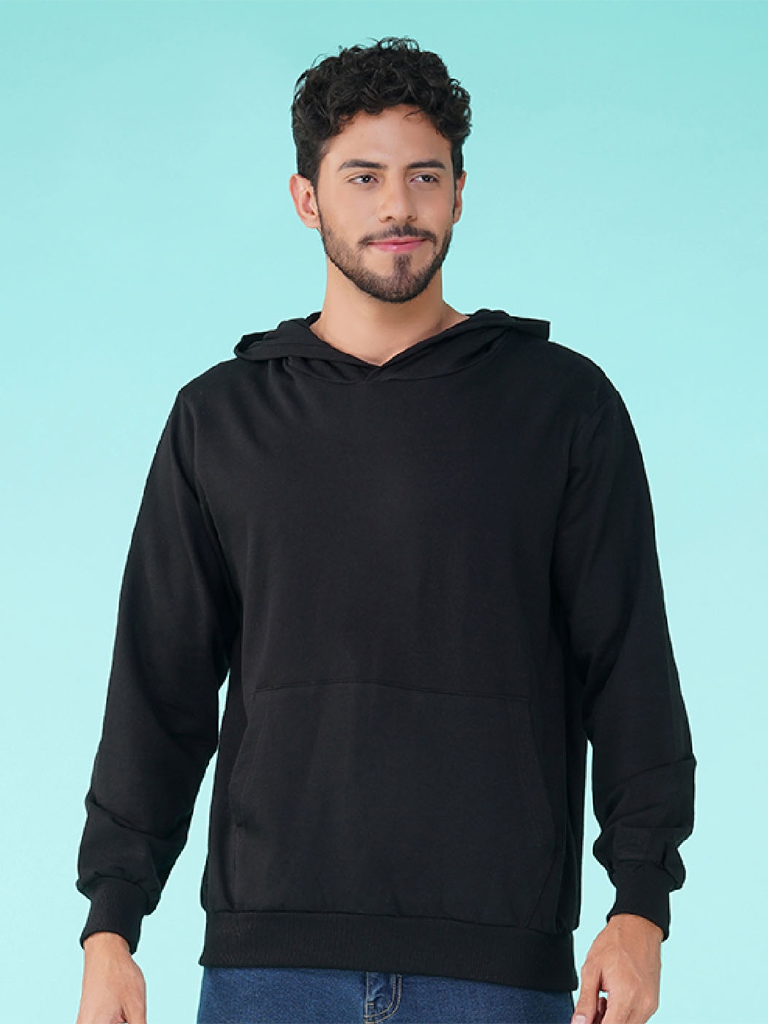 

NUSYL Hooded Pullover, Black