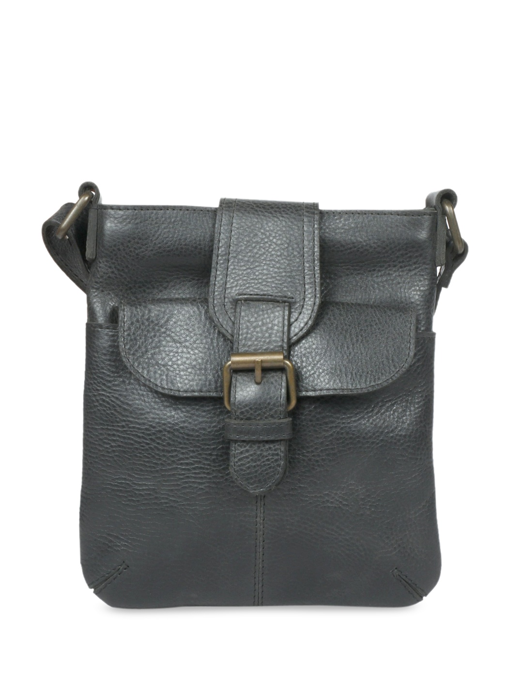 

Saint G Leather Structured Sling Bag, Black