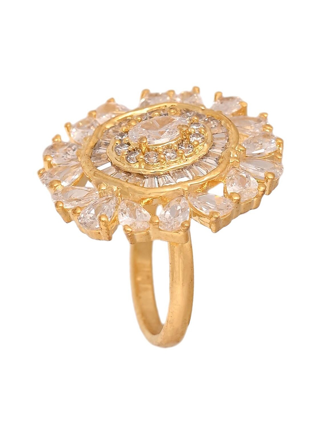 

RATNAVALI JEWELS Gold Plated Finger Ring