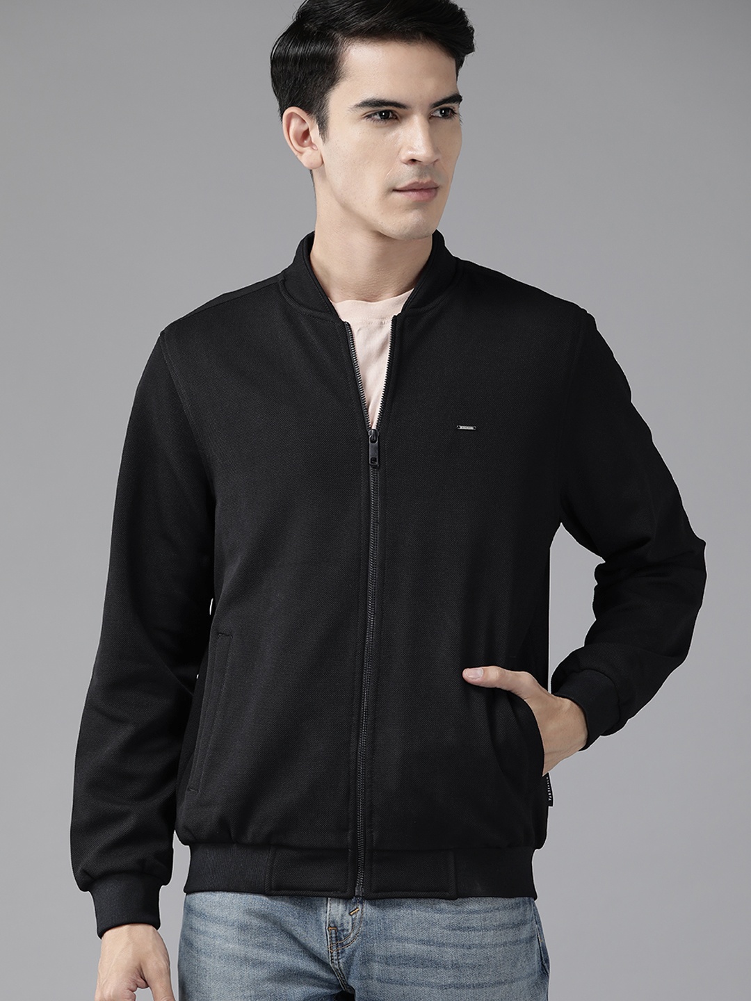 

Van Heusen Lightweight Bomber Jacket, Black