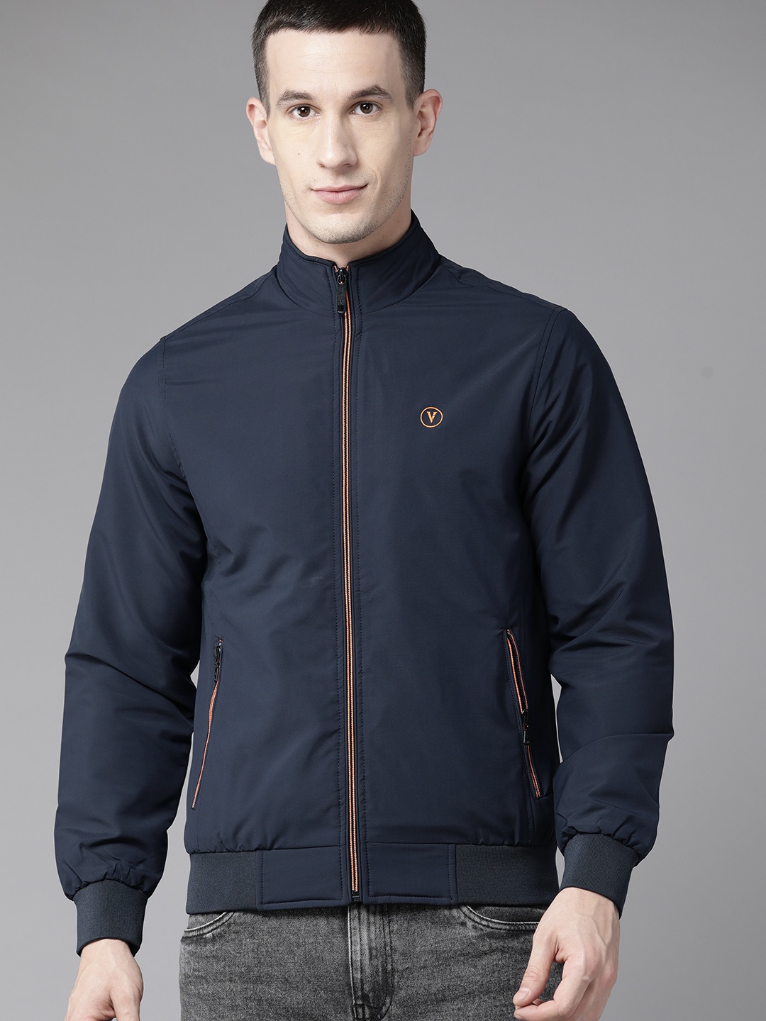

Van Heusen Lightweight Bomber Jacket, Navy blue