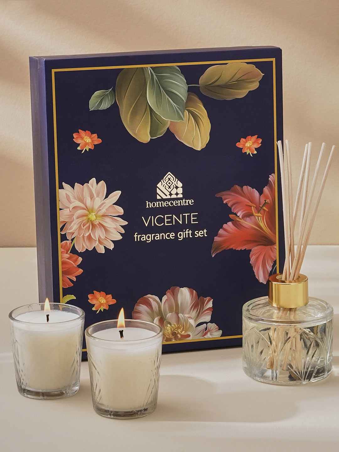 

Home Centre Vicente 3 Pcs Fragrance Gift Set, Blue