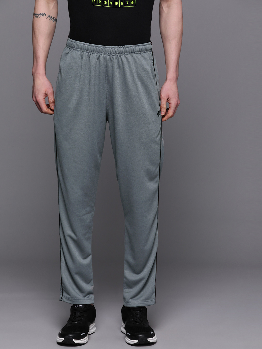 

HRX by Hrithik Roshan Men Solid Track Pants, Grey