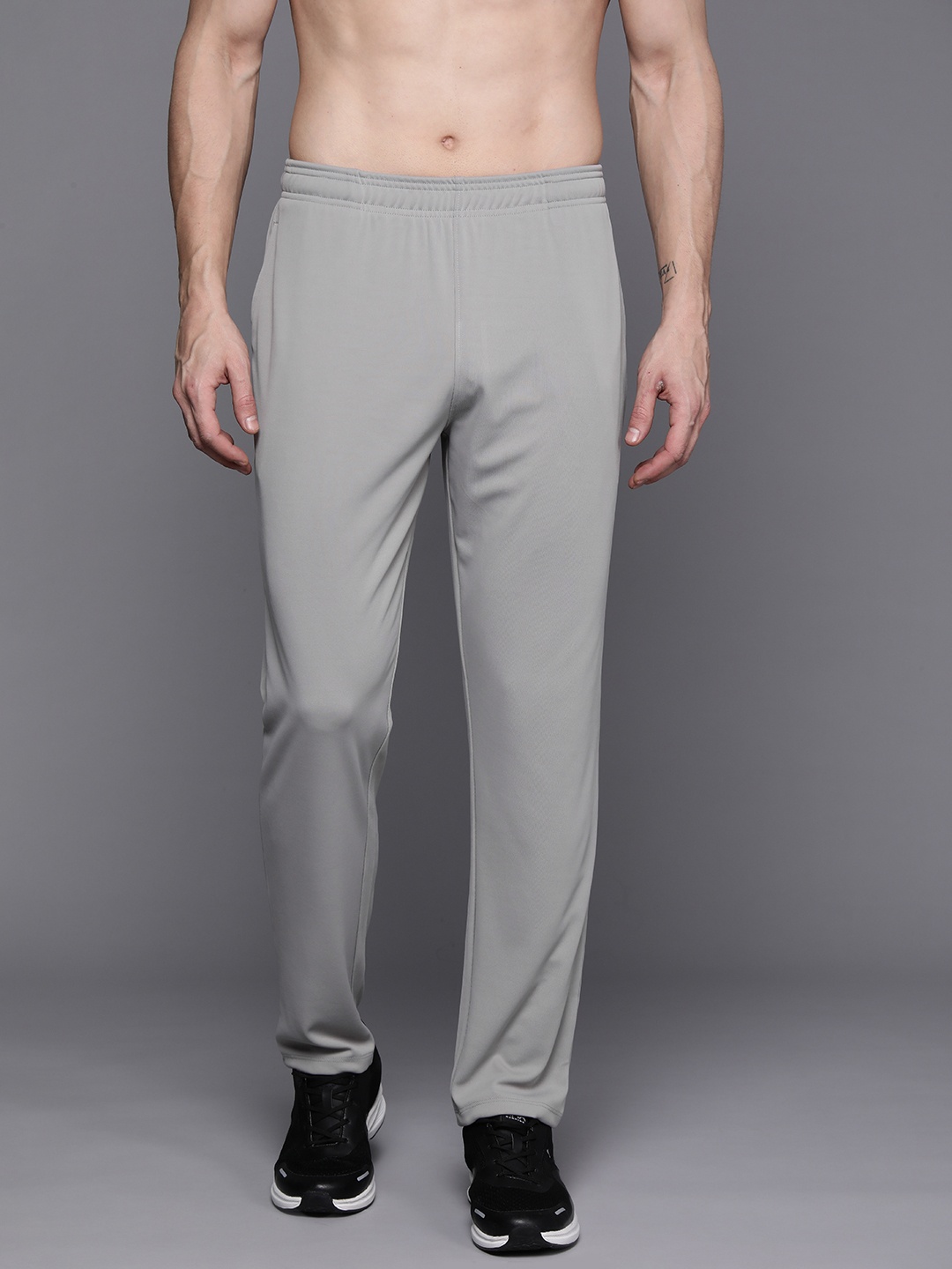 

HRX by Hrithik Roshan Men Rapid-Dry Running Track Pants, Grey