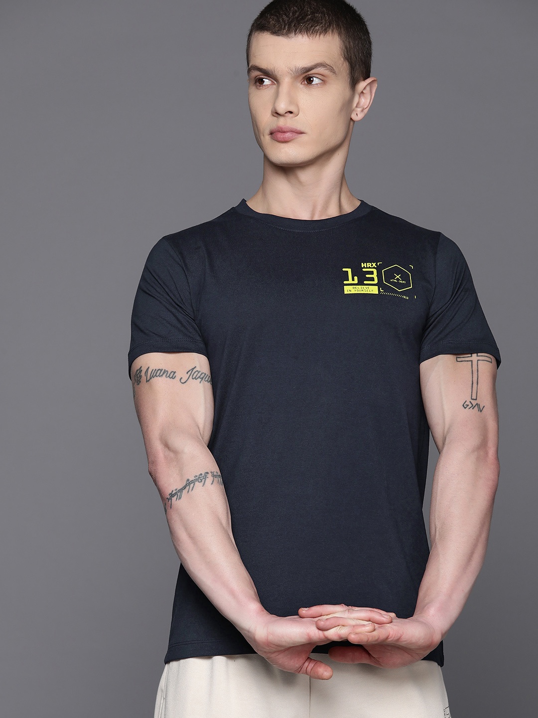 

HRX by Hrithik Roshan Training T-shirt, Black