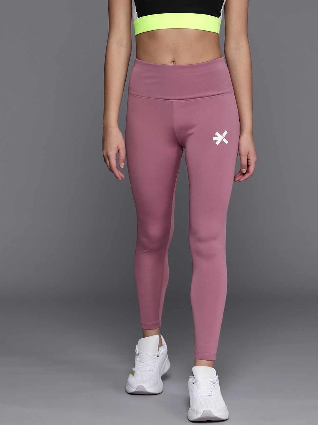 

HRX by Hrithik Roshan Women Rapid-Dry Training Tights, Pink