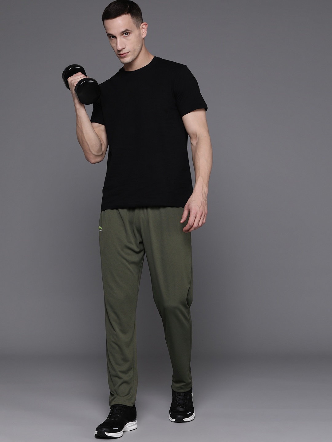 

HRX by Hrithik Roshan Men Rapid-Dry Training Track Pants, Olive