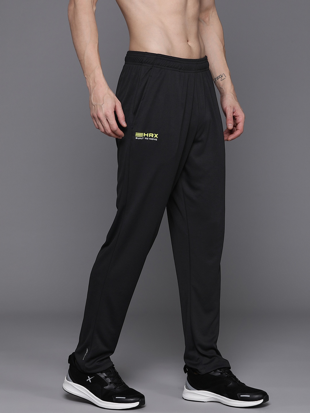 

HRX by Hrithik Roshan Men Rapid-Dry Training Track Pants, Black