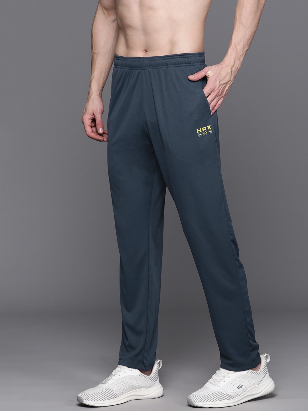 

HRX by Hrithik Roshan Men Running Rapid-Dry Track Pants, Blue