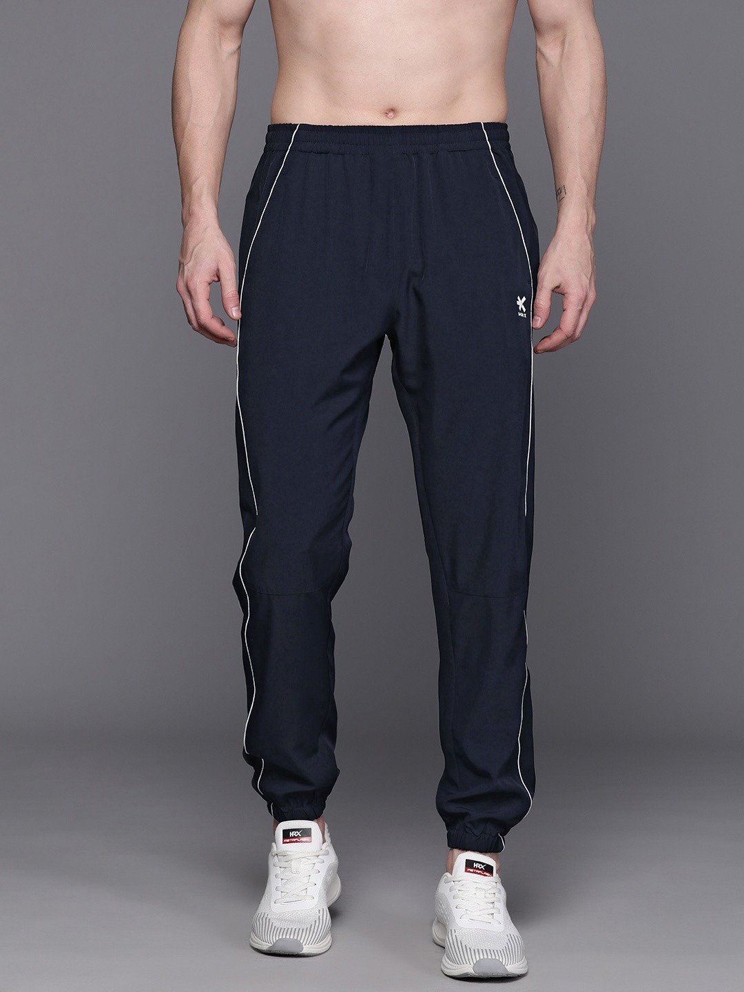 

HRX by Hrithik Roshan Men Rapid-Dry Training Joggers, Navy blue