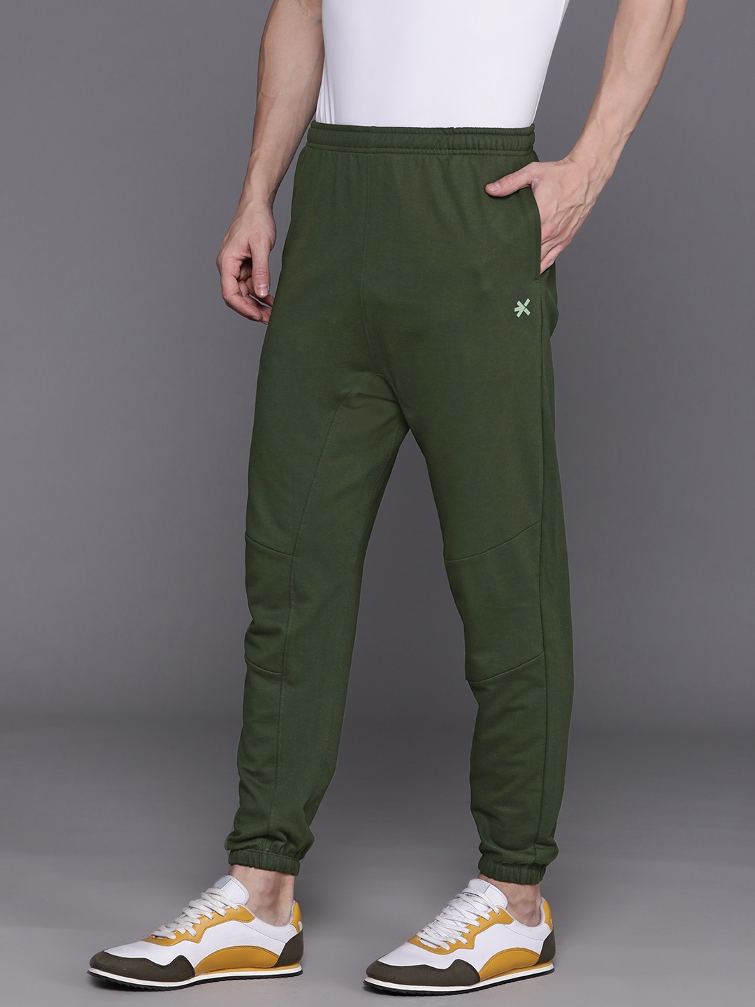 

HRX by Hrithik Roshan Men Lifestyle Joggers, Olive