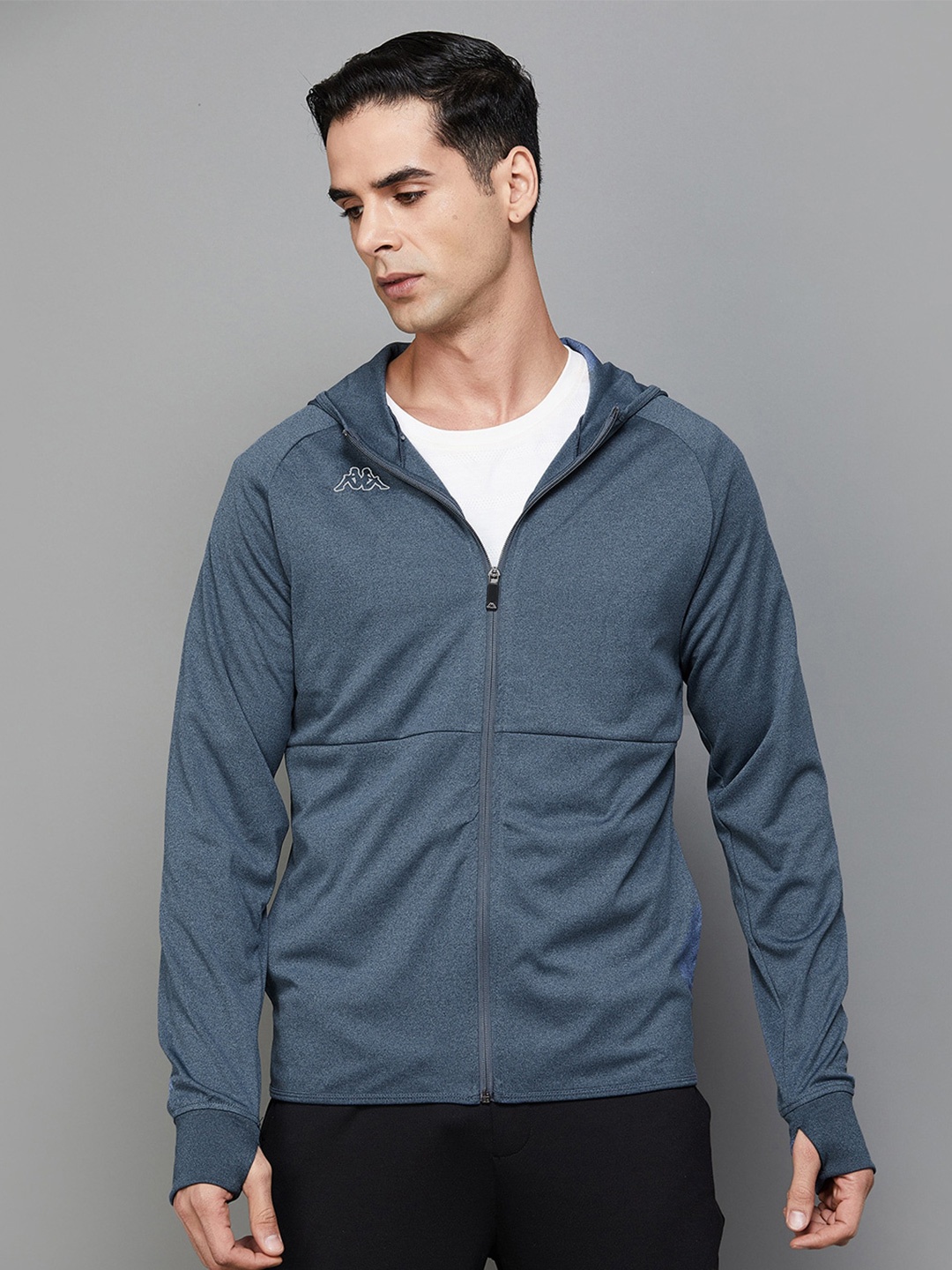 

Kappa Hooded Long Sleeves Sweatshirt, Blue