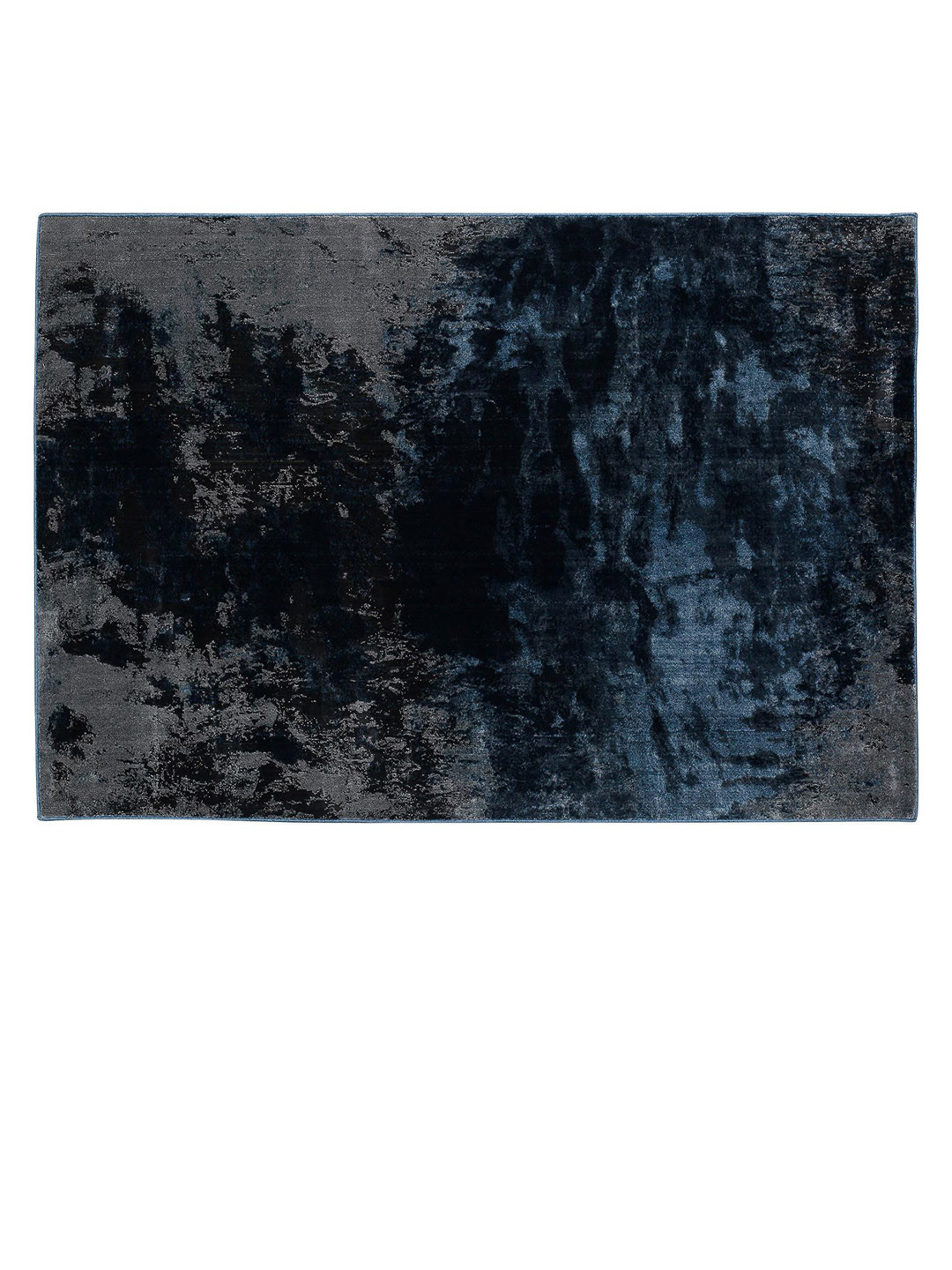

DDecor Blue Abstract Rectangular Carpet