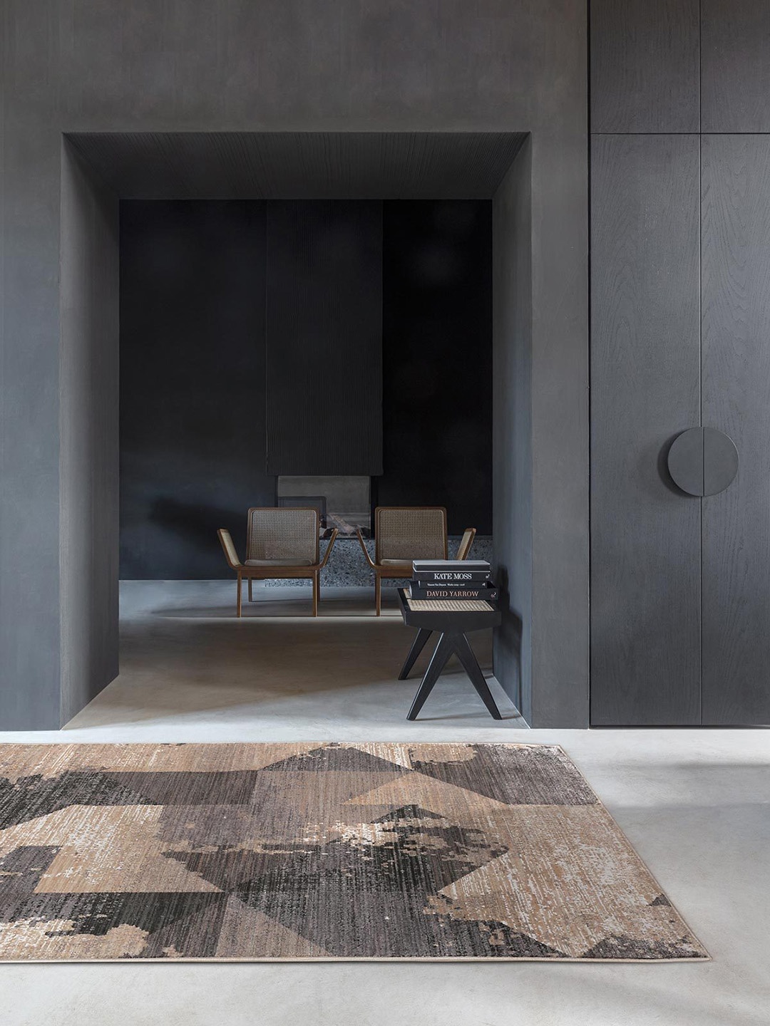

DDecor Grey & Beige Woven Design Floor Carpet