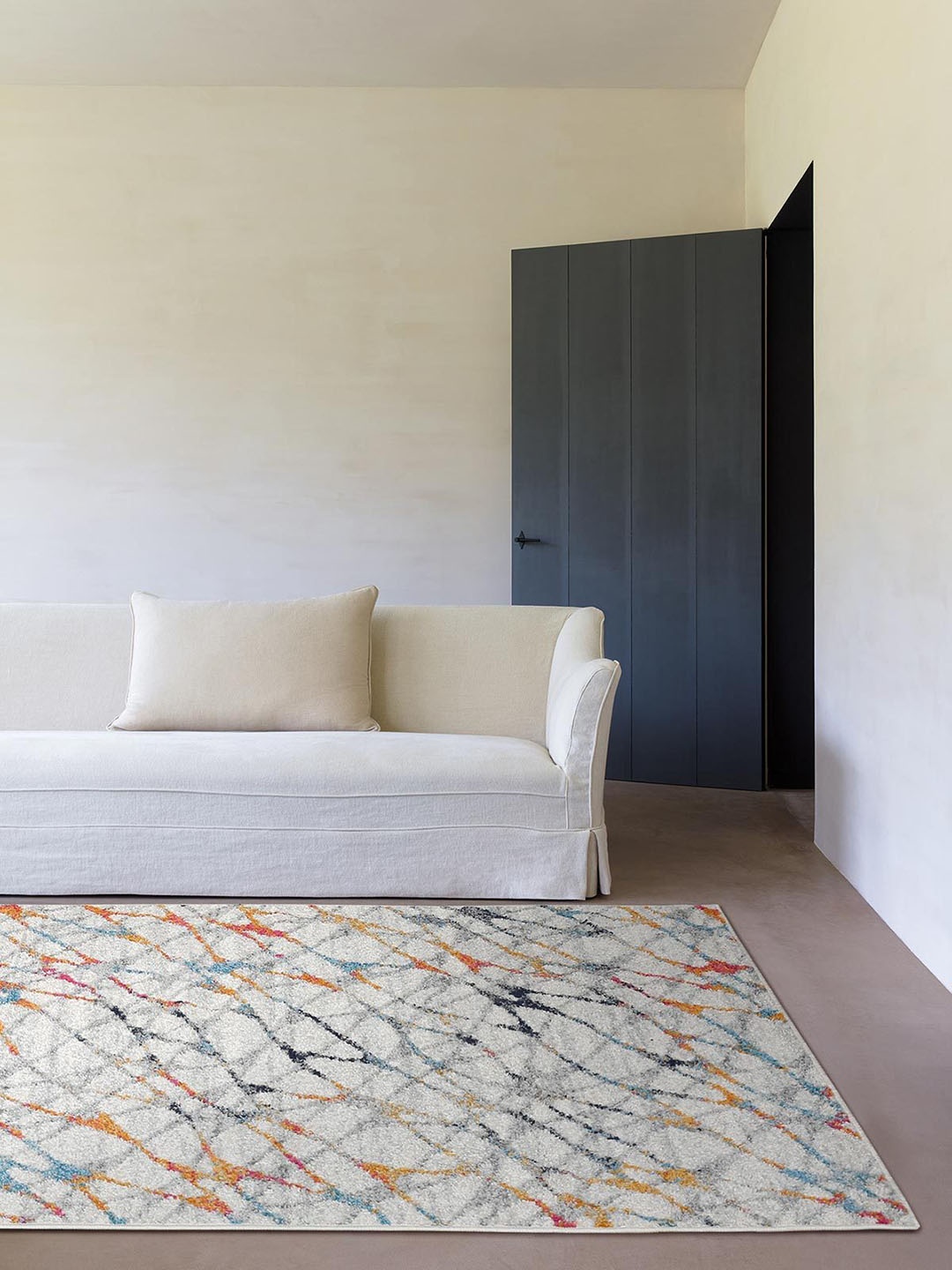 

DDecor Blue & Magenta Abstract Patterned Carpet