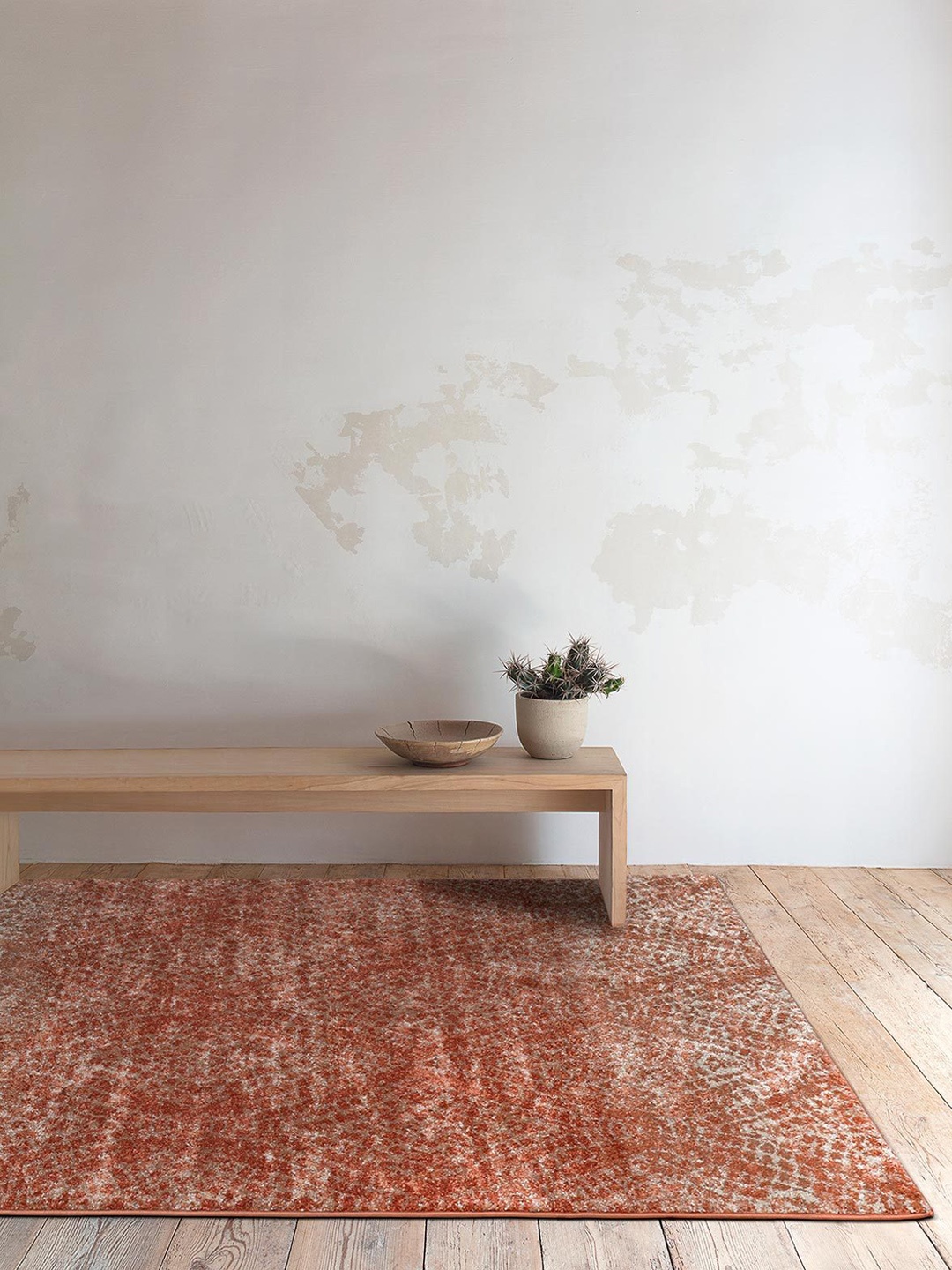 

DDecor Red & Grey Woven Design Floor Carpet