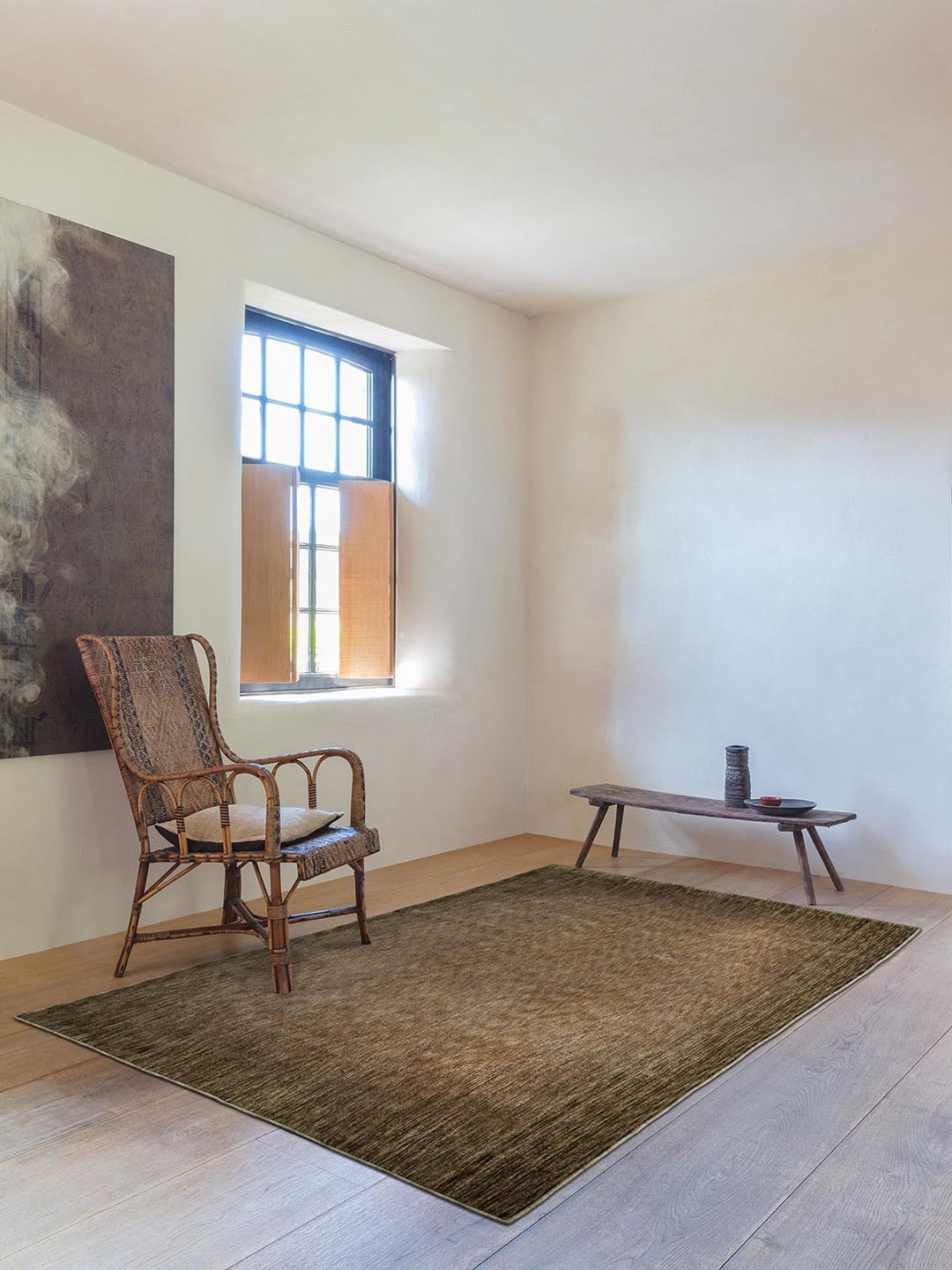 

DDecor Brown Geometric Printed Carpet