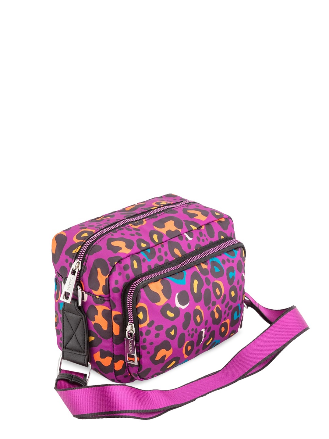 

CARPISA Abstract Printed Structured Sling Bag, Pink