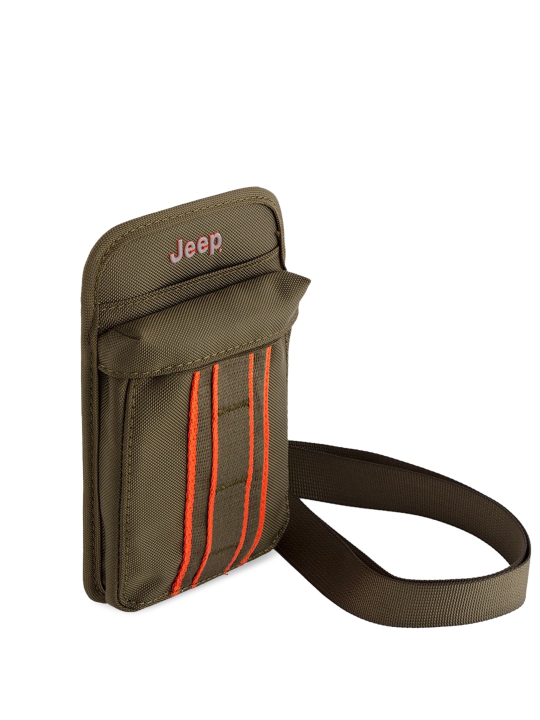 

CARPISA Striped Travel Pouch, Green