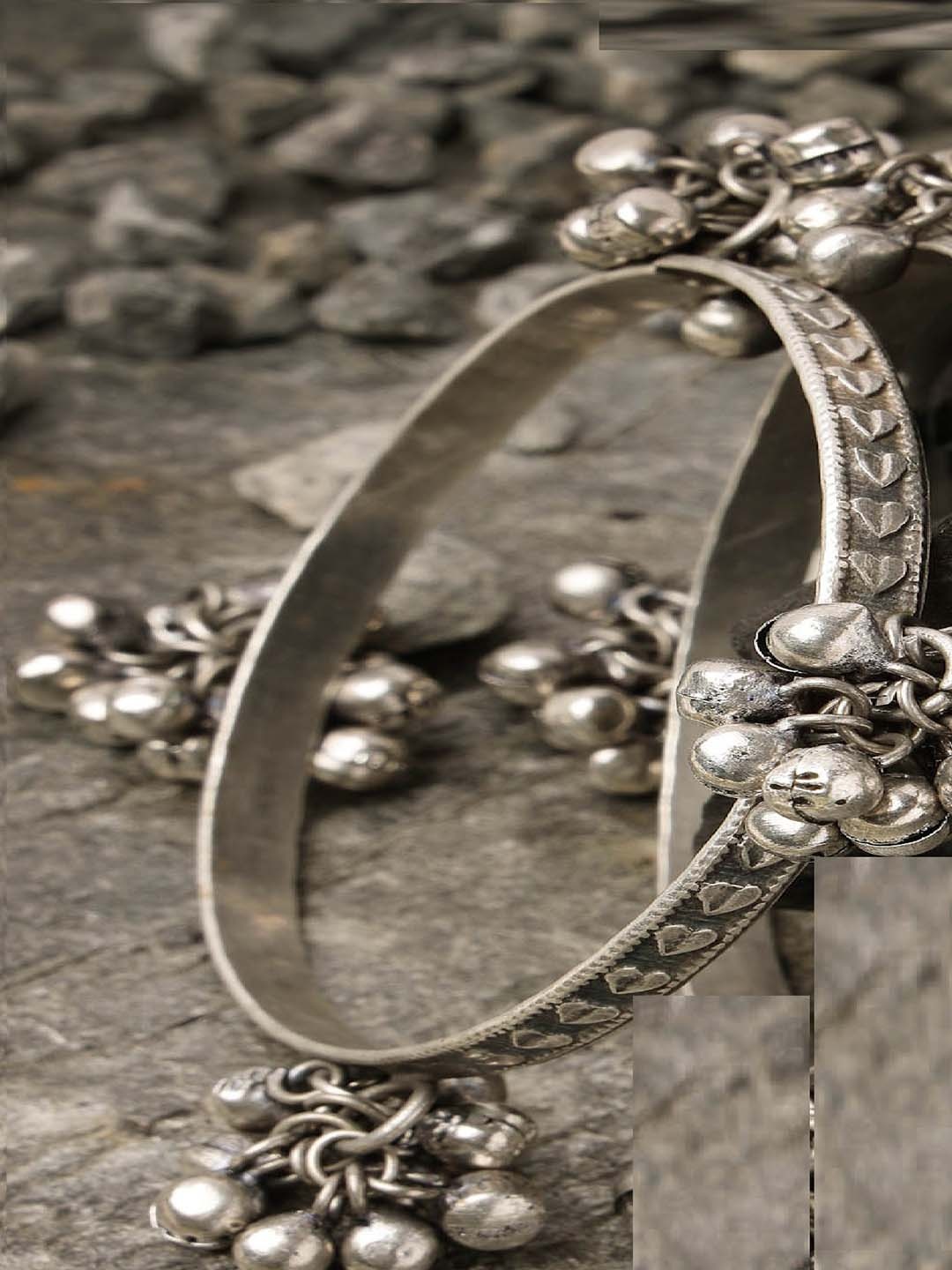 

Sanjog Silver-Plated Bangle