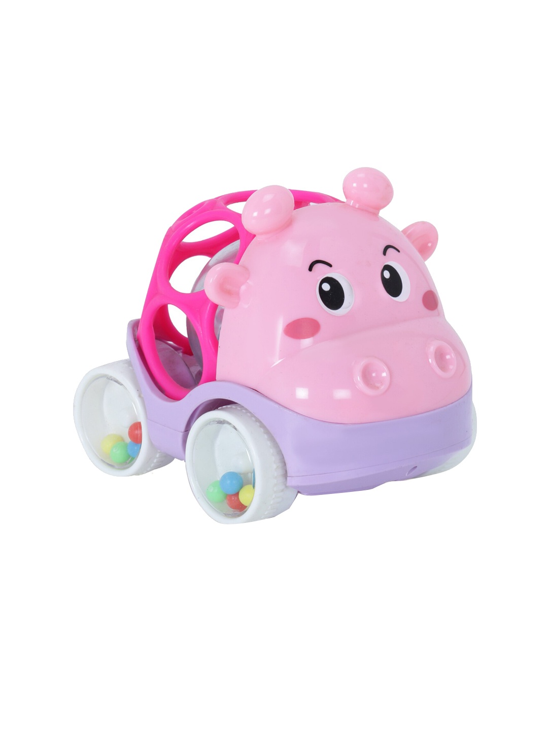 

POKORY Infants Pink Plastic Shake & Grab Car Toy