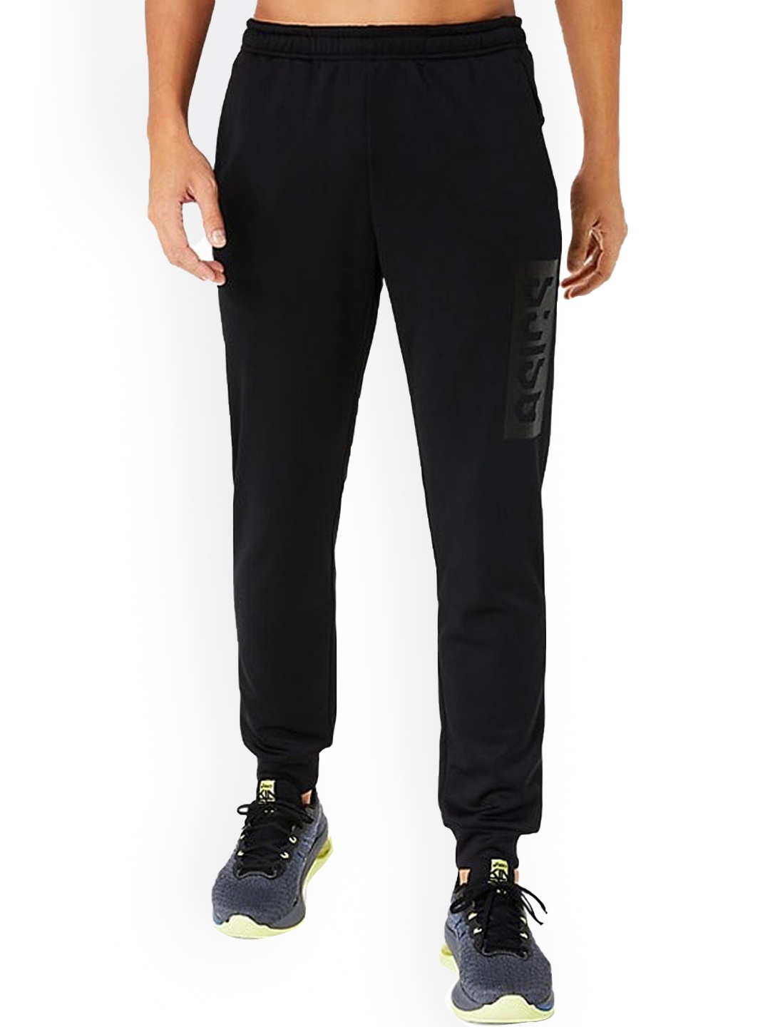 

ASICS Men Typography Printed Sports Jogger, Black